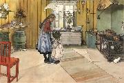 Carl Larsson The Kitchen France oil painting artist